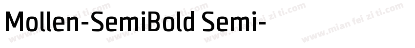 Mollen-SemiBold Semi字体转换